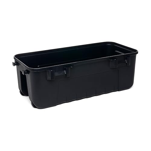 Plano Sportsman Trunk with Wheels, Black, 108-Quart, Lockable Storage Box, Rolling Sportsman Trunk, Hunting Gear and Ammunition Bin, Heavy-Duty Containers for Camping, Large - Image 4
