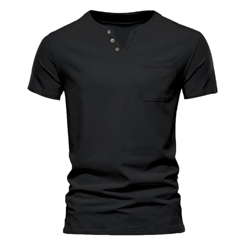 Muscularfit Men's Slim Fit V-Neck Shirt