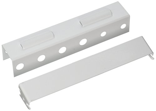 Wall Control Screwdriver Holder Bracket Slotted Metal Pegboard Accessory Slotted Tool Board - White