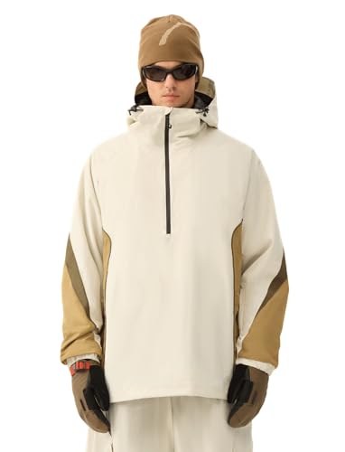 GSOU SNOW Mens Snowboard Jacket Ski Baggy Women Snow Coat Waterproof Winter Sport Hooded