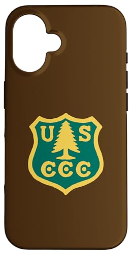 Vintage Civilian Conservation Corps Retro CCC Logo X}zP[X iPhone 16 p