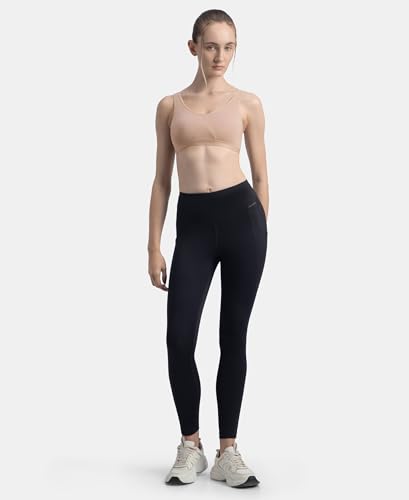 Image of Jockey 1376 Active Bra | Wirefree | Non Padded | Full Coverage Slip-On with Wider Straps | Super Combed Cotton Elastane Fabric