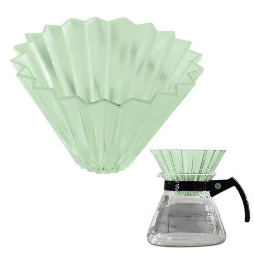 Filtro de café, taza de resina reutilizable, resistente a altas temperaturas, filtración eficiente de café molido, fácil mantenimiento, práctico y respetuoso con el medio ambiente | Pausa diaria para
