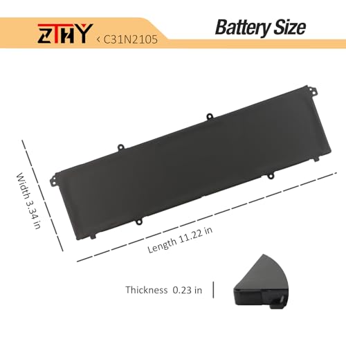 C31N2105 0B200-04140000 Laptop Battery Replacement for ASUS VivoBook S14 15 OLED TN3402QA TN3402YA K3402 K3402Z K3502 M3402R M3402RA M3502 K6602HE F1603ZA S1503QA 14X OLED UX3404 70Wh 11.61V 3-Cell by ZTHY - Image 7