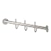 Produktbild Sotech Eckgarderobe Antea 450 mm echt Edelstahl Ø 25 mm Flurgarderobe mit 3 Haken Wandgarderobe Schrankgarderobe