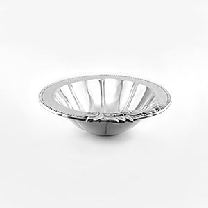 HACIENDA round metal bowl, serveware collection (14.25 x 4 in)