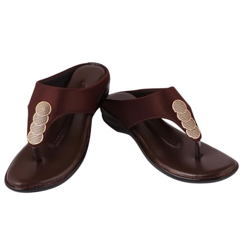 Image of Women's Fashion Sandal | Faux Leather, Comfortable & Stylish Wedges | Ideal for Casual & Formal