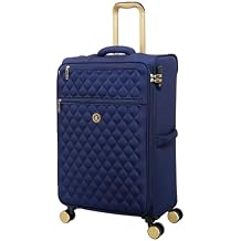 It Luggage Glimmering 28" Softside Checked 8 Wheel Expandable Spinner, Ocean Cavern