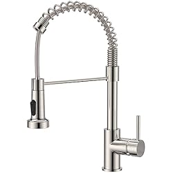 Precio Monomando Fregadero FORIOUS Grifo Cocina, Grifo Cocina Extraible Grifo de Cocina Fregadero de Resorte con 2 Modos Giratorio a 360°, Torneira Cozinha Monomando, Acero Inoxidable