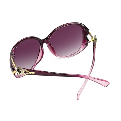 Image of IFLASH Women Oversized Polarized Sunglasses Ladies Large Shades Classic Fox Sunglasses
