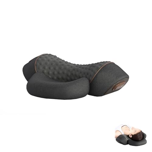 VISIOLEX 2025 New 3-in-1 Neck and Shoulder Pillow Massage, Memory Foam Pillow for Sleep Aid (Classic Gray)