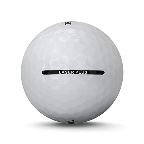 Ram 36 Laser Plus Golf Balls - Soft Low Compression for Slower Swing Speeds - White