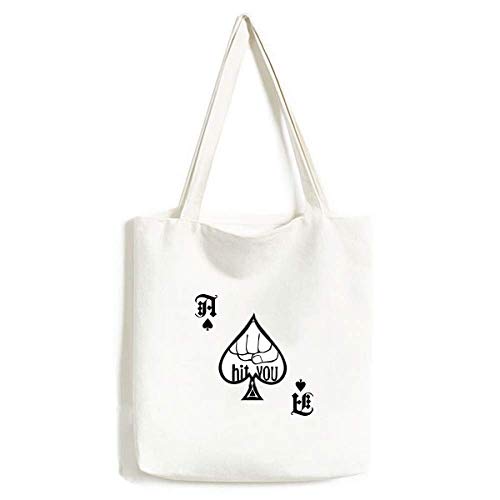 Sac à main avec motif de poker personnalisé noir pour vos soirées casino
