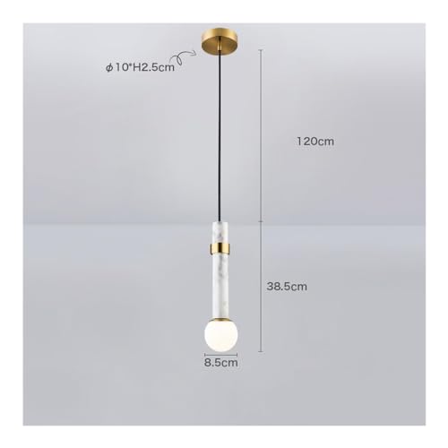 Barre lumineuse suspendue au plafond pour illuminer un plan de travail sombre - 8