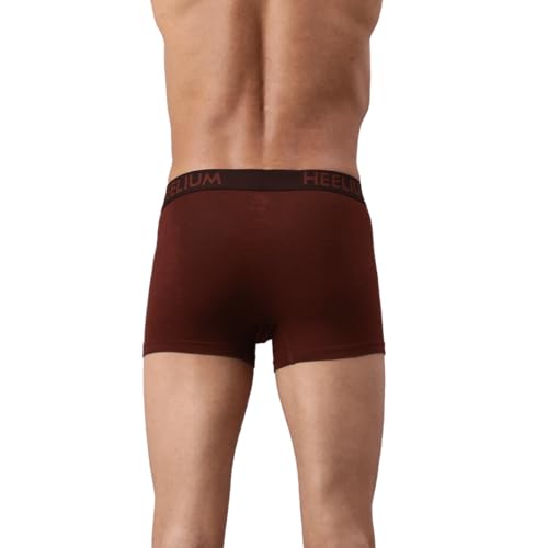 Image of HEELIUM Bamboo Underwear Trunk for Men | 3X Softer Than Cotton & Odour Free | Stretchy Fabric & Durable Waistband