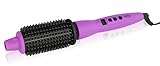 Calista Tools Perfecter Pro Grip Digital Temp Control Ionic Round Hot Brush & Bag (1.5 INCH, PURPLE)