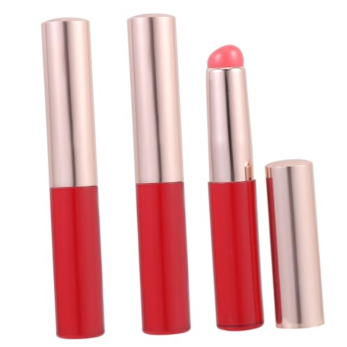OFFIGAM 3piezas Aplicador De Labios De Cepillo Portátil Para Maquillaje Herramienta Versátil Para Lip Gloss y Bálsamo Labial Accesorio Ergonómico Para Acabado