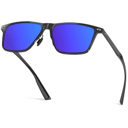 Image of ANYLUV Mens Sunglasses Polarized Upgraded Carbon Fiber Temple Sun Glasses Fashion Driving with UV Protection