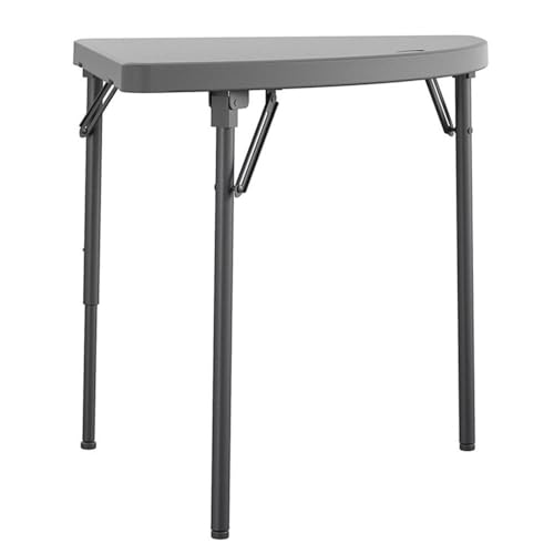 Dorel - Classic Corner Commercial Folding Table - 29.5' x 29.2' x 29.5' - Gray