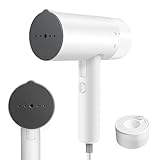 ZDFER アイロン スチームアイロン 1台多役【新登場 瞬間シワ伸ばし】 ハンガーにかけたまま 25秒立ち上がり 115M水タンク 折り畳み式 ハンディーアイロン シワ取り 脱臭 高温除菌 軽量 小型ハンディースチーマー 旅行/出張/家庭用 PSE認証済み