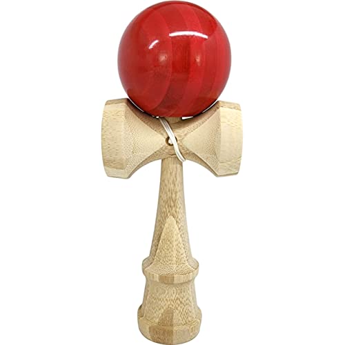 2 PACK - The Best Kendama For All Kinds Of Fun (full size) - Awesome Colors: Blue/Bamboo Orange/Bamboo Set - Solid Bamboo Wood - A Tool To Create Better Hand And Eye Coordination - KENDAMA TOY CO.