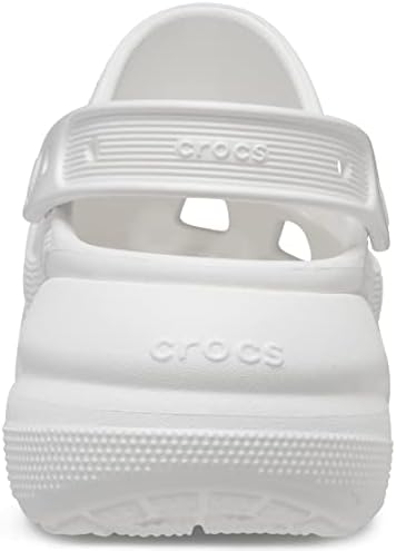 Crocs Unisex Crush Clogs, Platform Shoes, White, Numeric_5 US Men | Image 4