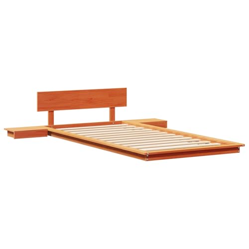 VidaXL Estructura de Cama de Suelo con Mesas