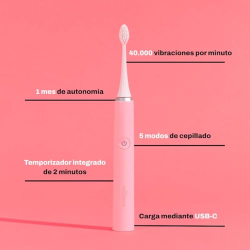 Cepillo de dientes eléctrico sónico My Variations rosa de 5 modos 3