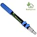 EVERSPROUT 1.5-to-3 Foot Telescopic Extension Pole | Lightweight Sturdy Aluminum Handle | Easy to Use Flip-Tab Lock Mechanism | Twist-On Metal Tip Works for Squeegee, Duster, Paint Roller (Pole only)