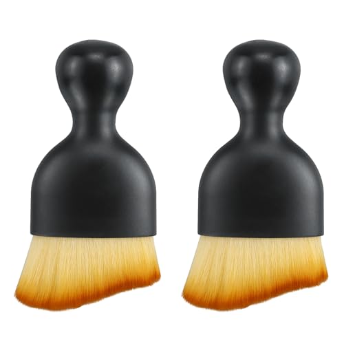 2 PièCes Outils De Nettoyage IntéRieur De Voiture, Brosses De DéTail De Voiture, Brosse De Nettoyage De Voiture Douce Pour L'Entretien De La Voiture, DéPoussiéRage, Sortie D'Air Du Tableau De Bord