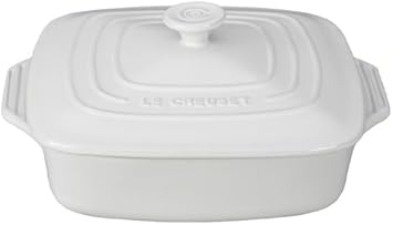 Amazon ル クルーゼ ストーンウェア カバースクエアキャセロール 2 75クォート 24 5cm ホワイト Le Creuset 製菓用品 通販 Amazon ル クルーゼ ストーンウェア カバースクエアキャセロール 2 75クォート 24 5cm ホワイト Le Creuset 製菓用品 通販