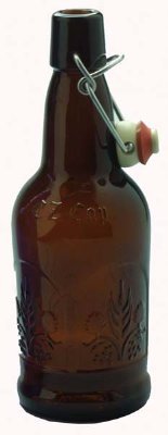 GOTD-274417772 Case of 12 - 16 oz. EZ Cap Beer Bottles - Amber
