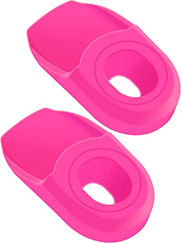 LWITDOG Bike Crank Boot Protectors MTB Arm Protectors for Bicycle Cranks Anti-Friction Rubber for Mountain,Road Bike-1 Pairs (Pink)