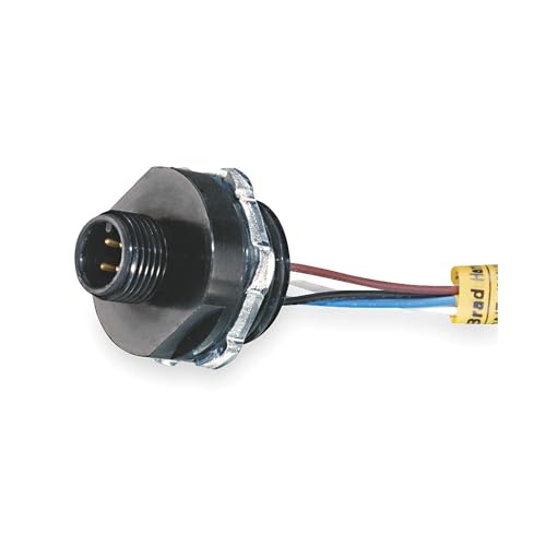 External Thread Receptacle, 4, Male, 22 AWG