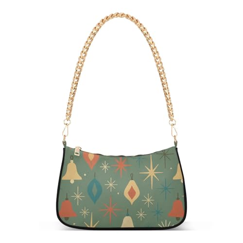 Sac banane vintage pour les marchés de Noël avec sa chaîne chic et moderne