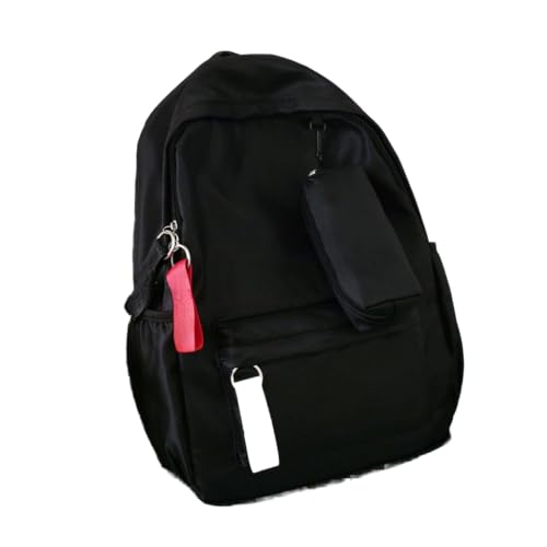 Mochila Feminina Coreana Escolar-Passeio-Trabalho Grande Impermeável (28-75 preto)