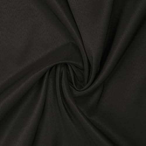Gee Di Moda Fitted Tablecloth - 48 x 30 Inch Black Floor-Length Fitted Table Cloth for 4 Foot Rectangle Table, Heavy Duty Washable Fabric for Parties, Dinner, Weddings, Baby Shower & Trade Show