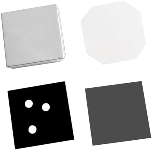 Square Refrigerator Magnet Making Supplies | 500/1000 Sets for DIY Sticker Machine | Includes Clear Film, Durable Metal Shell, Strong Magnet & Cardboard/Acrylic