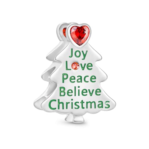 Image of GNOCE Christmas Charm Silver Plated & Sterling Silver Bracelet Gift