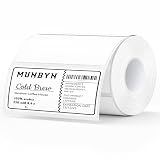 MUNBYN 4x2 Thermal Labels, 500 Sheets/1 Roll, White