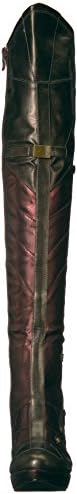 Ellie Shoes Women's Wonder Superhero Boots - Sexy Thigh High Heels Red Gold, 6 | Image 1