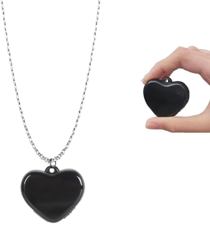 16g Grabadora Espia Grabadoras de Voz Digitales Oculta Grabadora Pequeña Collar Colgante con Auriculares Discreto Llavero Grabador de Audio…