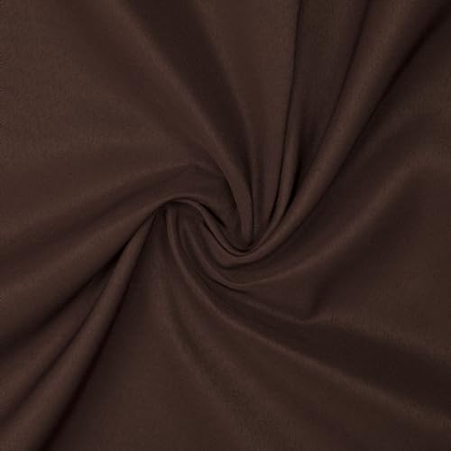 Gee Di Moda Square Tablecloth - 52 x 52 Inch Chocolate Table Cloth for Small Square or Round Tables - Heavy Duty Washable Fabric - for Buffet Table, Holiday Party, Dinner, Wedding & Baby Shower
