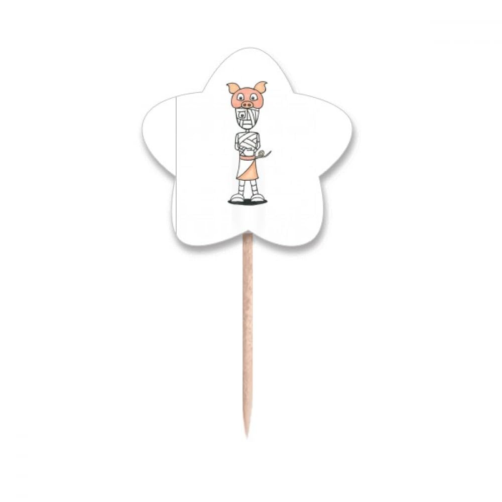 Égypte Horus drapeaux pour cupcake et cure-dents de fête d'enfants