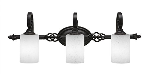 Toltec Lighting Eleganté 3 Light Bath Bar with 4