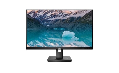 242S9JML - Monitor Full HD da 24 pollici, altezza regolabile, altoparlanti (1920x1080, 75 Hz, VGA, DVI, HDMI, DisplayPort, hub USB), colore nero - Monitor - Immagine 5