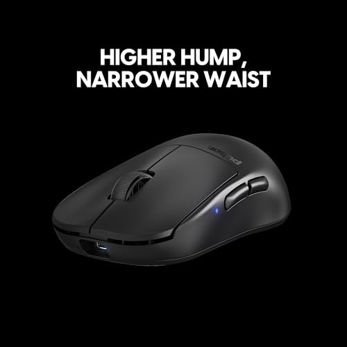 Image of Pulsar Gaming Gears X2H v3 Wireless Gaming Mouse, Ultra Lightweight 1.87 oz (53g), Symmetrical, Optical Switch, 32000 DPI, 750 IPS, XS-1 Sensor, 8k Compatible (Mini, Black)
