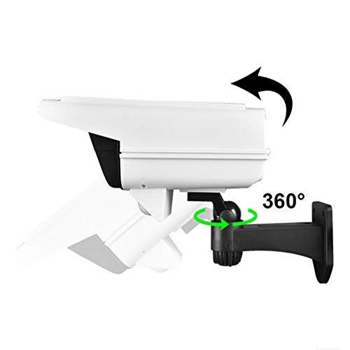 Luminaria Solar Camera Falsa Sensor de Proximidade 77 Leds 3 funções