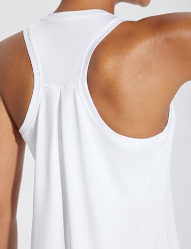 baleaf Women's Workout Tank Tops Athletic Yoga Top Racerback Sleeveless Running Shirts Quick Dry Gym Outdoor UPF50+3