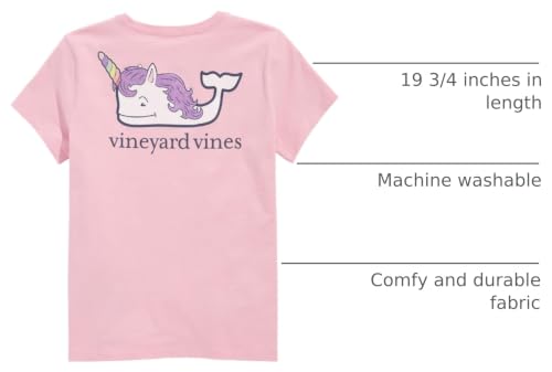 Image of Vineyard Vines Girls' Girls' Unicorn Whale Short-Sleeve Pocket Tee